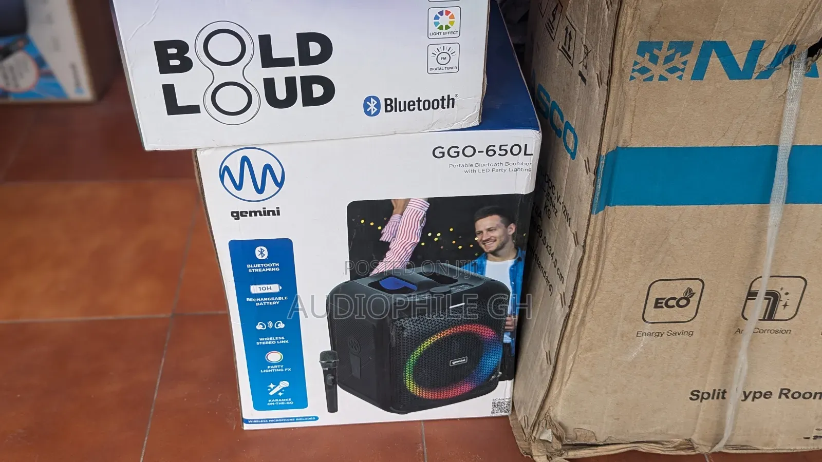 Gemini GGO-650L Portable Bluetooth Karaoke Speaker