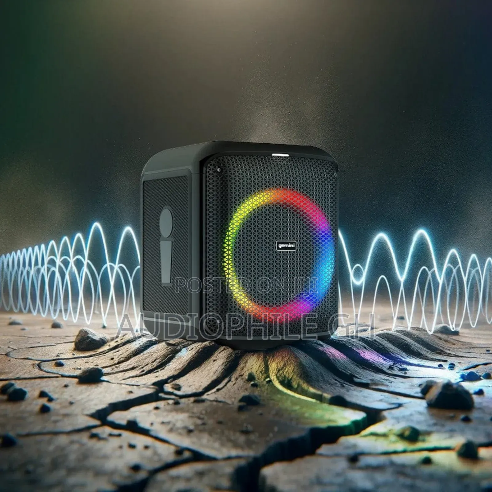 Gemini GGO-650L Portable Bluetooth Karaoke Speaker