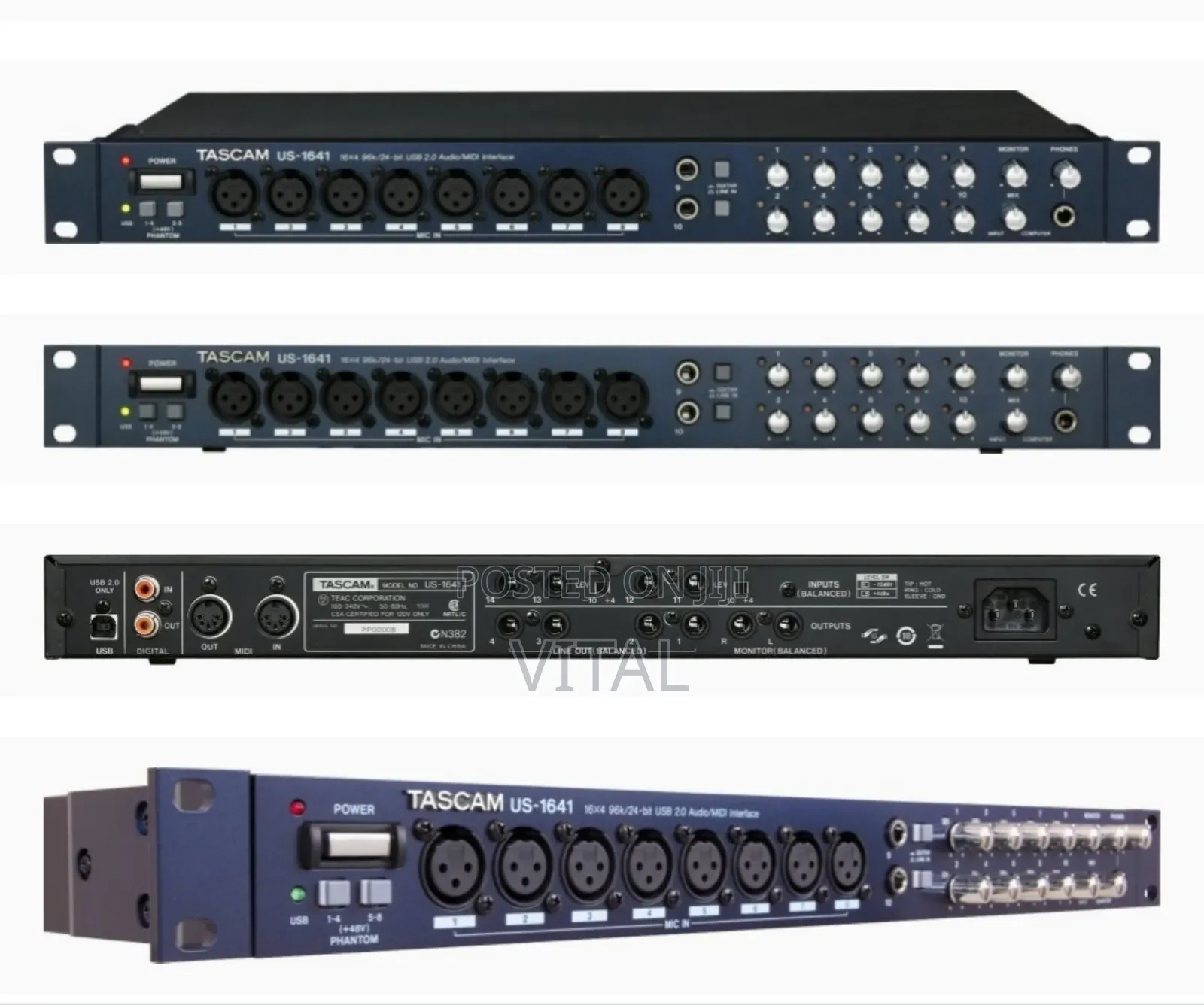 Sound Card Tascam Us 1641 (Multitrack)