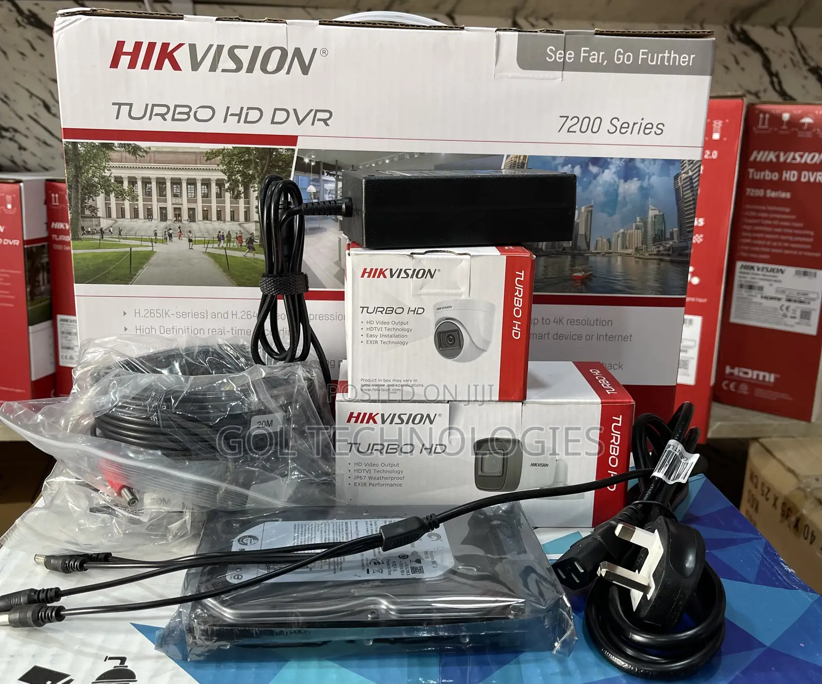 Hikvision 2ch Kit Cctv Surveillance Camera 2mp With 500gb