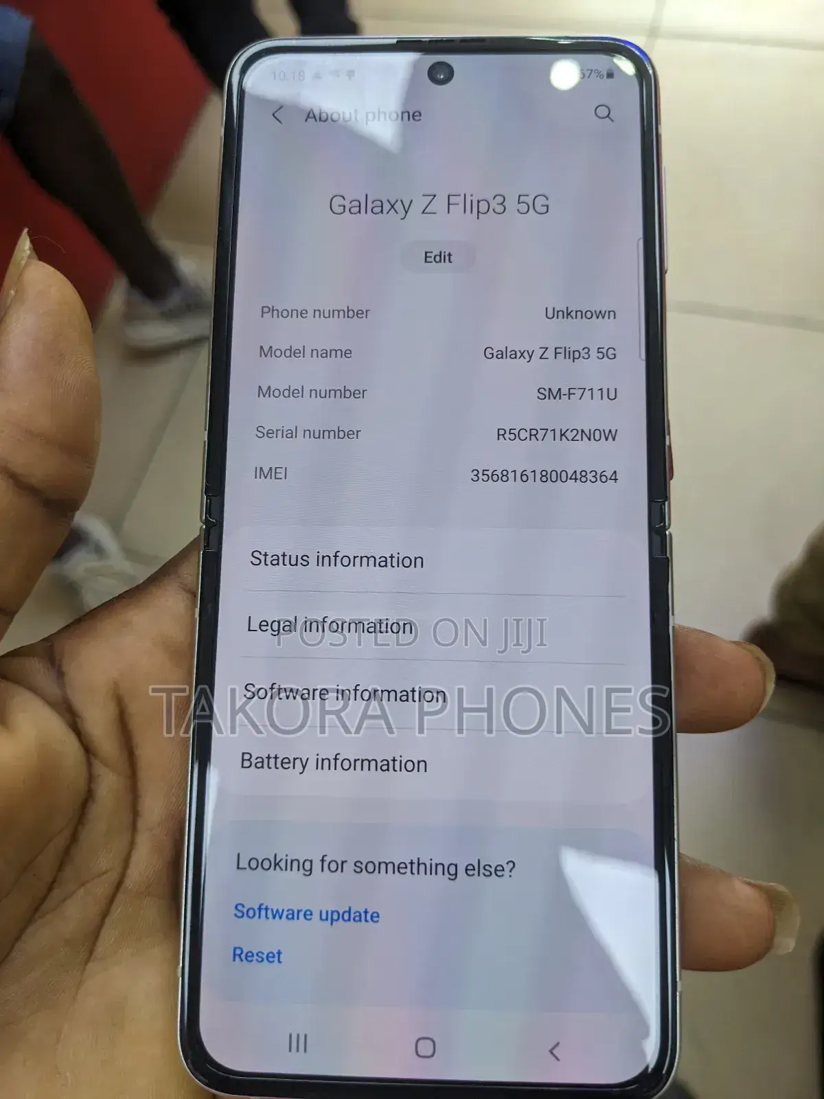 Samsung Galaxy Z Flip 3 128 GB Silver