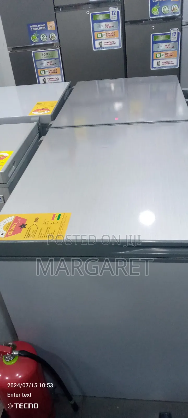 Pearl 508 Littres Chest Freezer Double Door