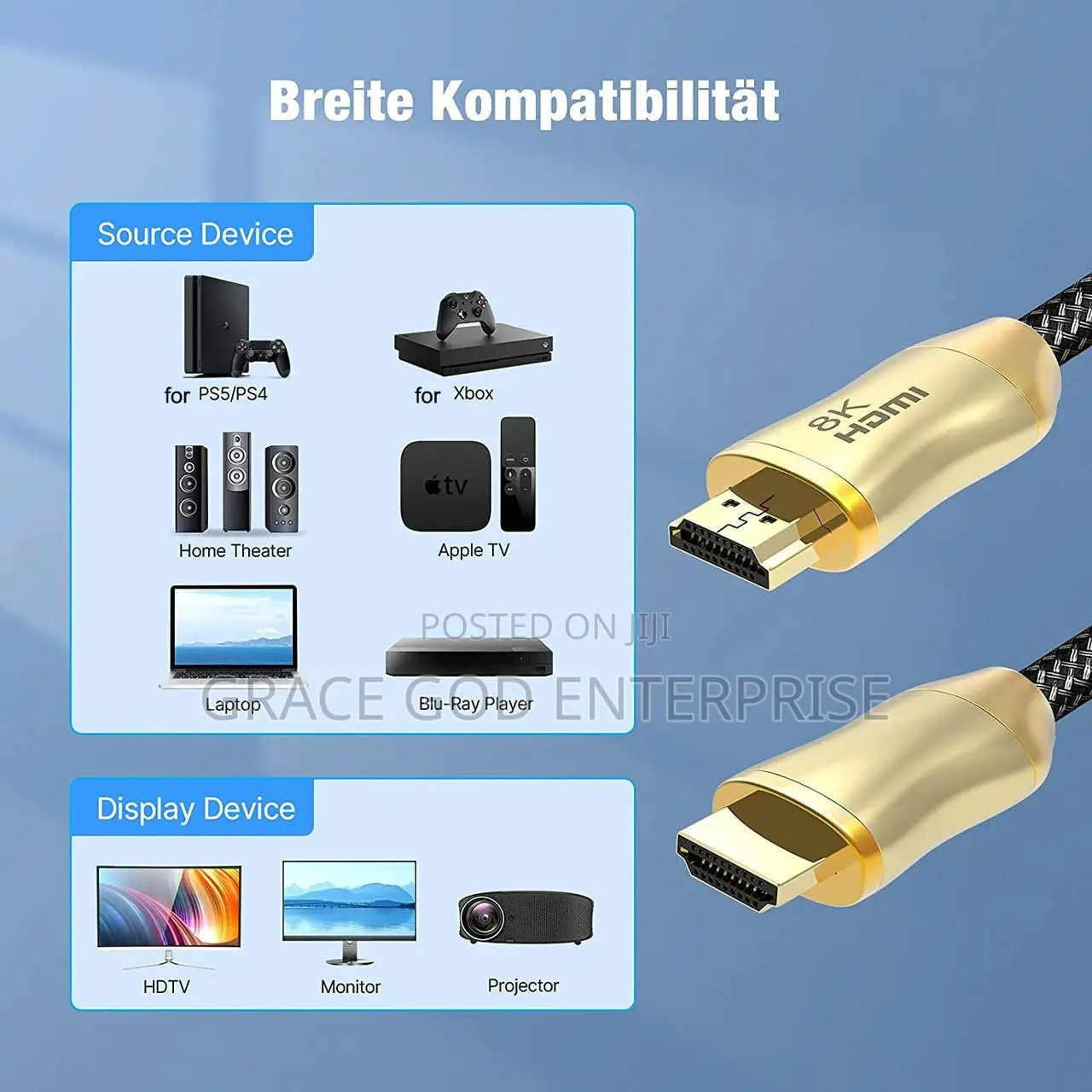 Fatorm 3M Braided High-Speed HDMI Cable ()
