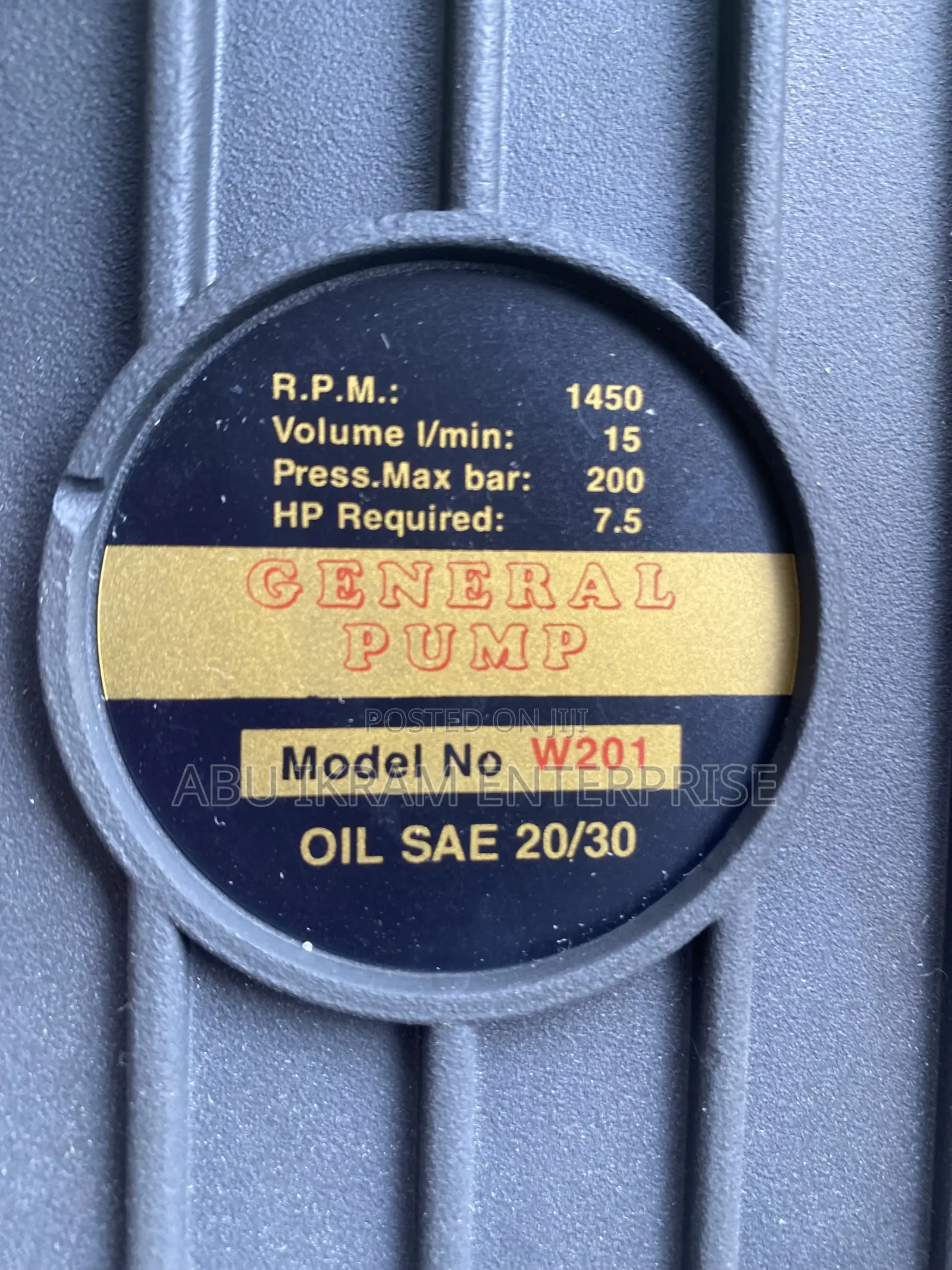 7.5hp Washing Bay Pressure Pump