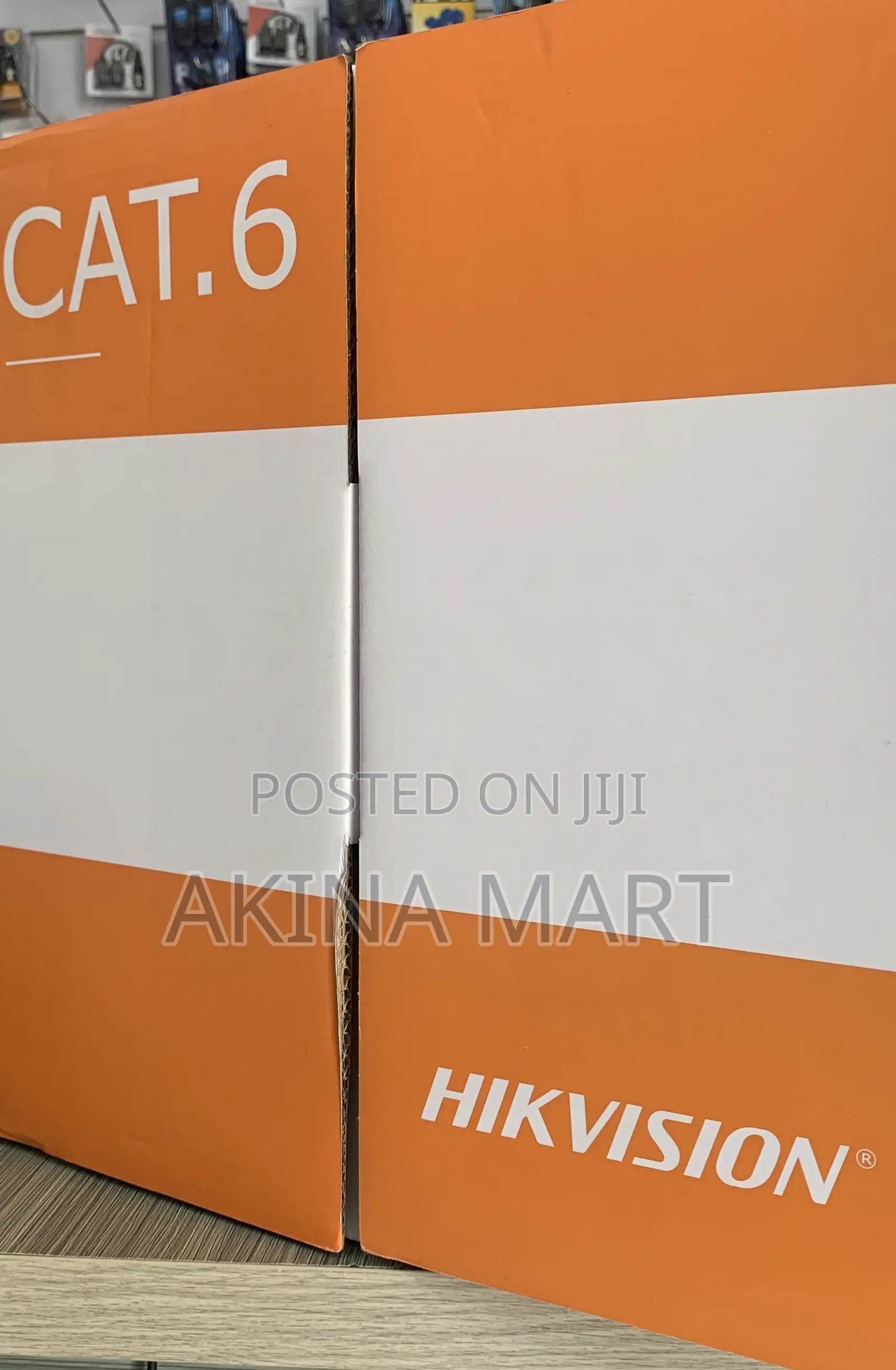 Hikvision Cat6 CCA Orange Cat6 Cable Cable
