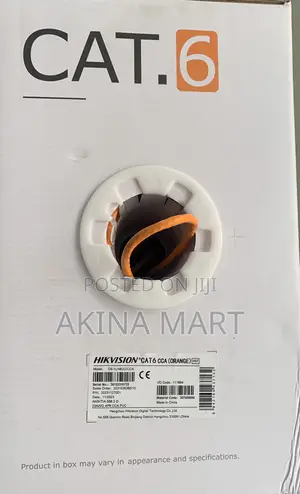 Hikvision Cat6 CCA Orange Cat6 Cable Cable
