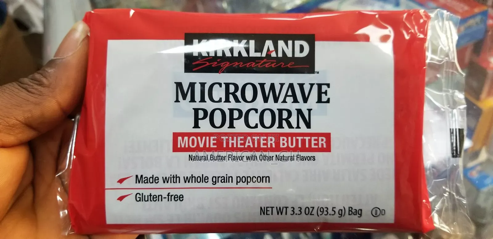 Kirkland Signature Microwave Popcorn Butter Flavored
