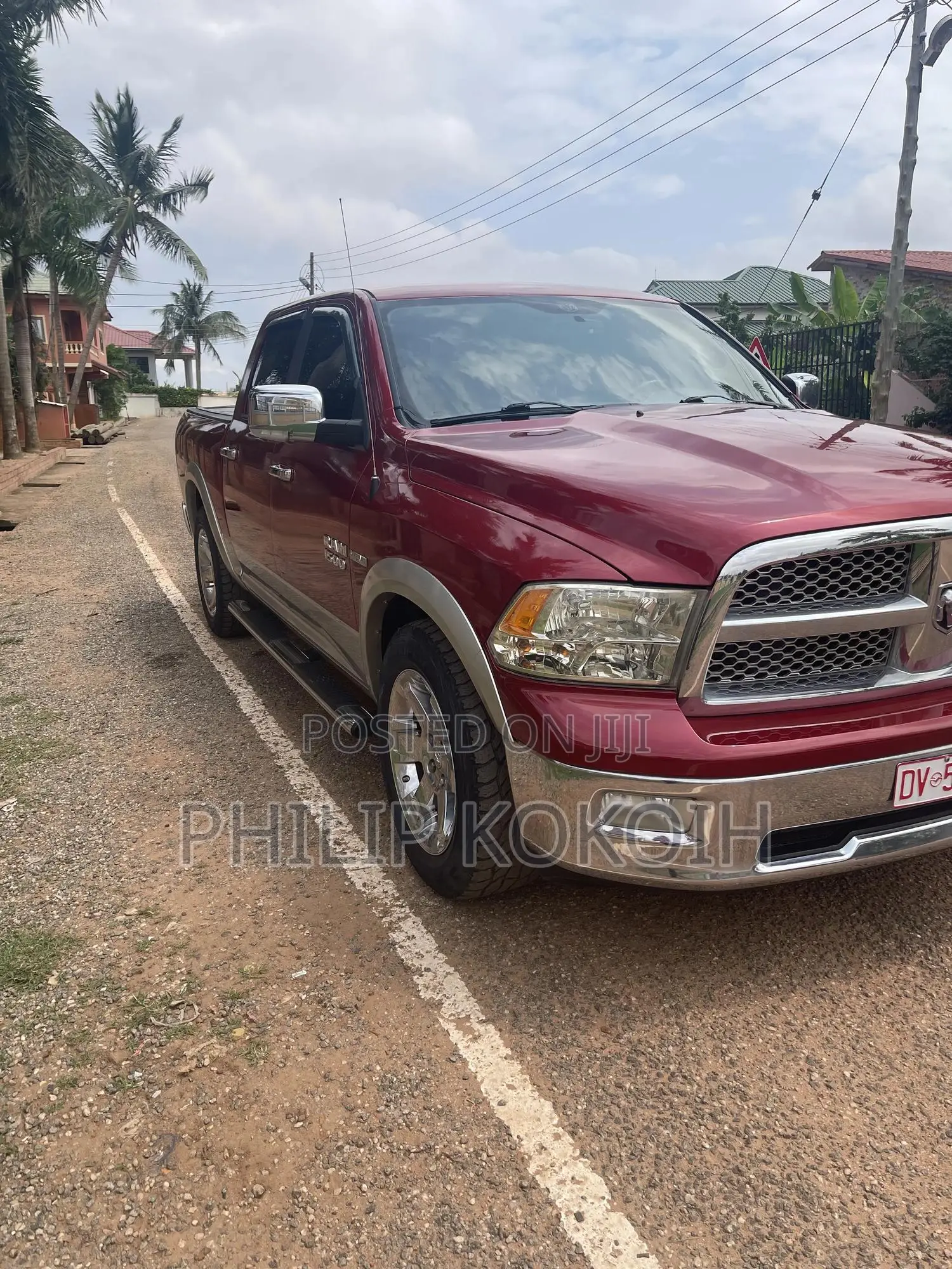 Dodge RAM 1500 Crew Cab 4x4 Laramie 2010 Red