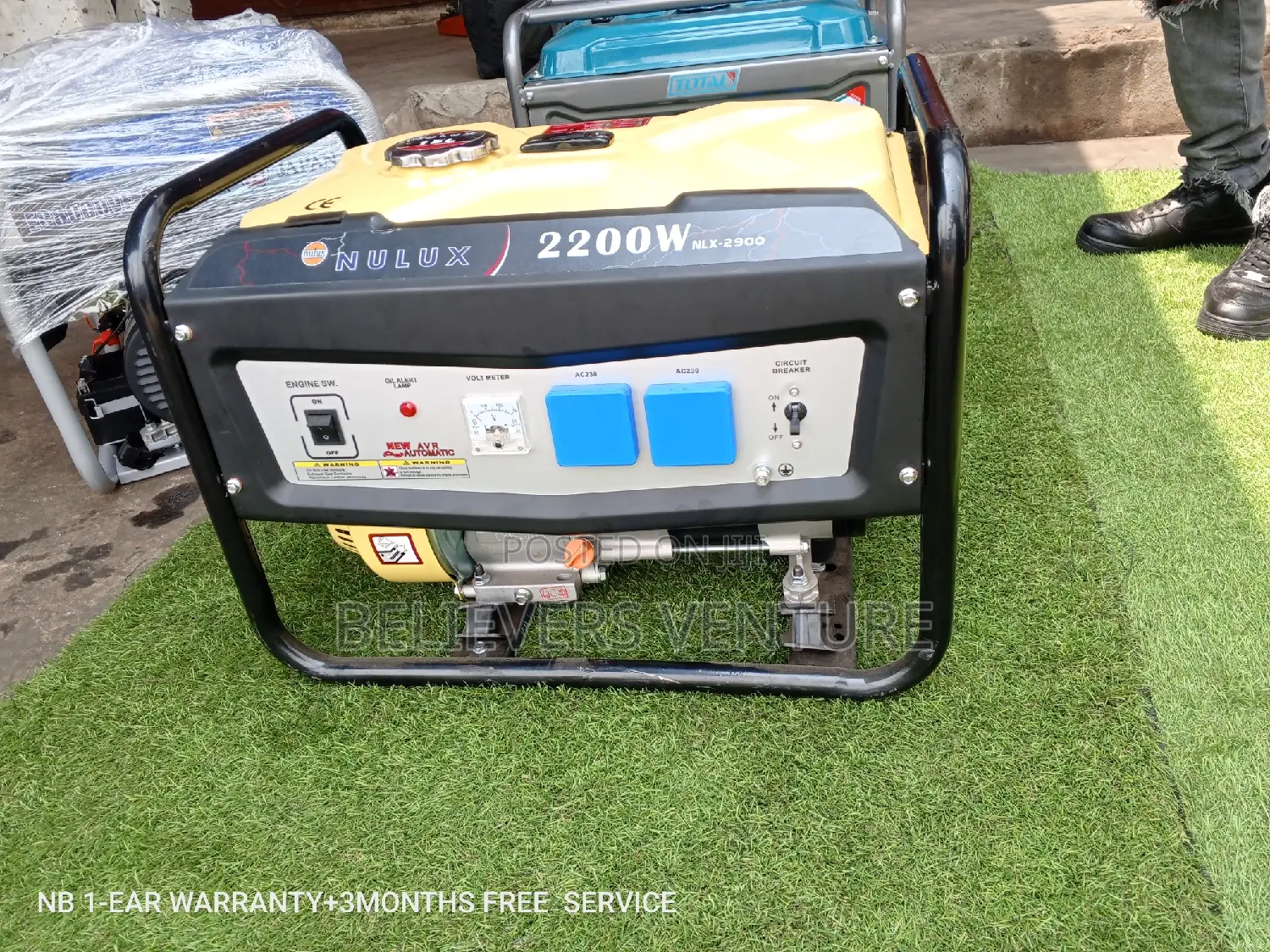 Generator 7.2kva 2200W Pull Start Silent Petrol Affordable