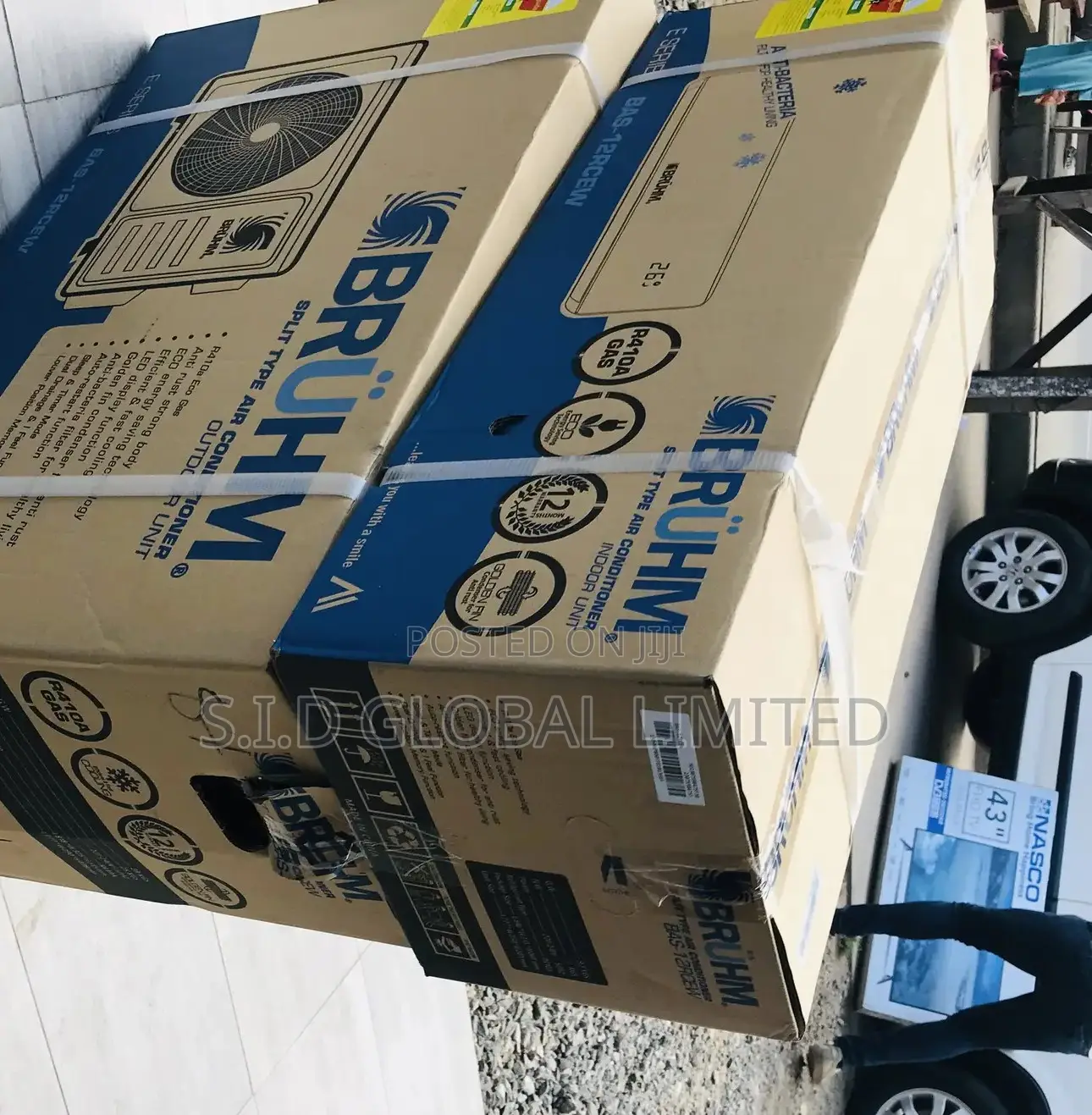 Exclusive Bruhm 2hp Split Ac BAS-18RCEW