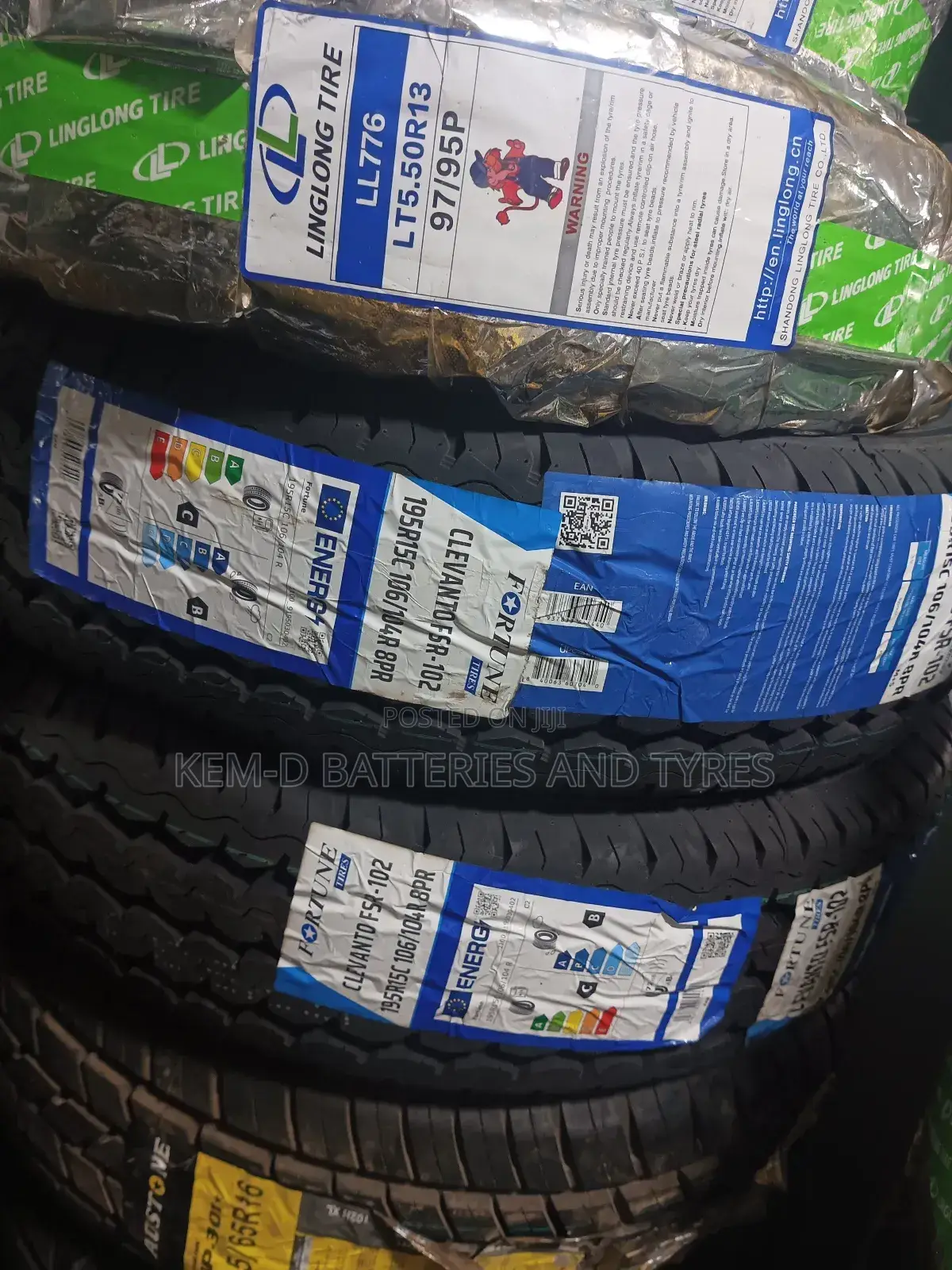 195R15C Fortune Tyres for Commercial Cars
