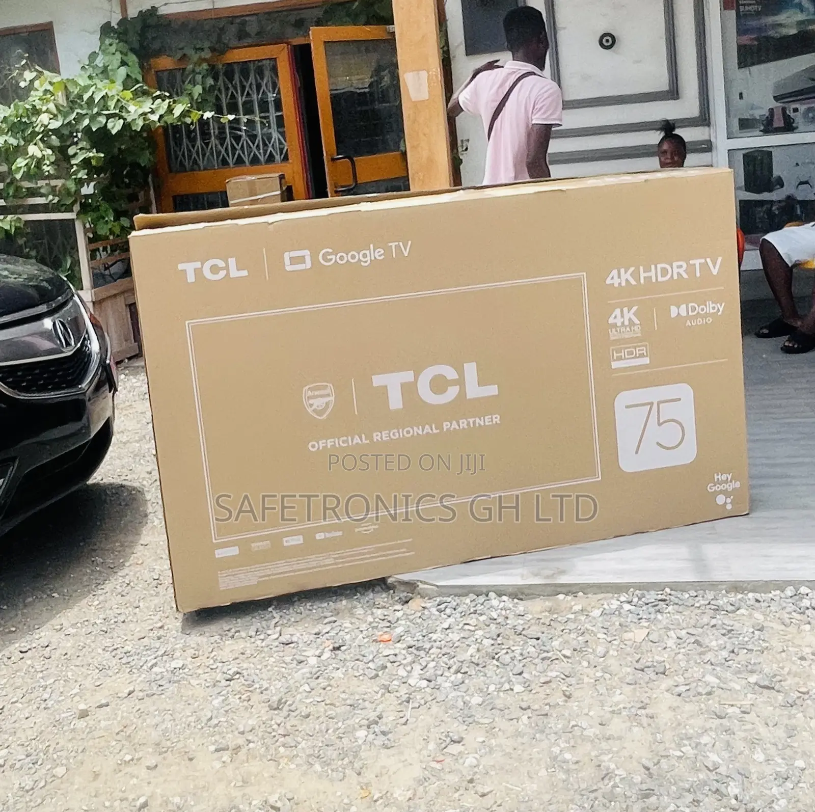P635 75 Inch (Black) Smart Led TCL Original Tv