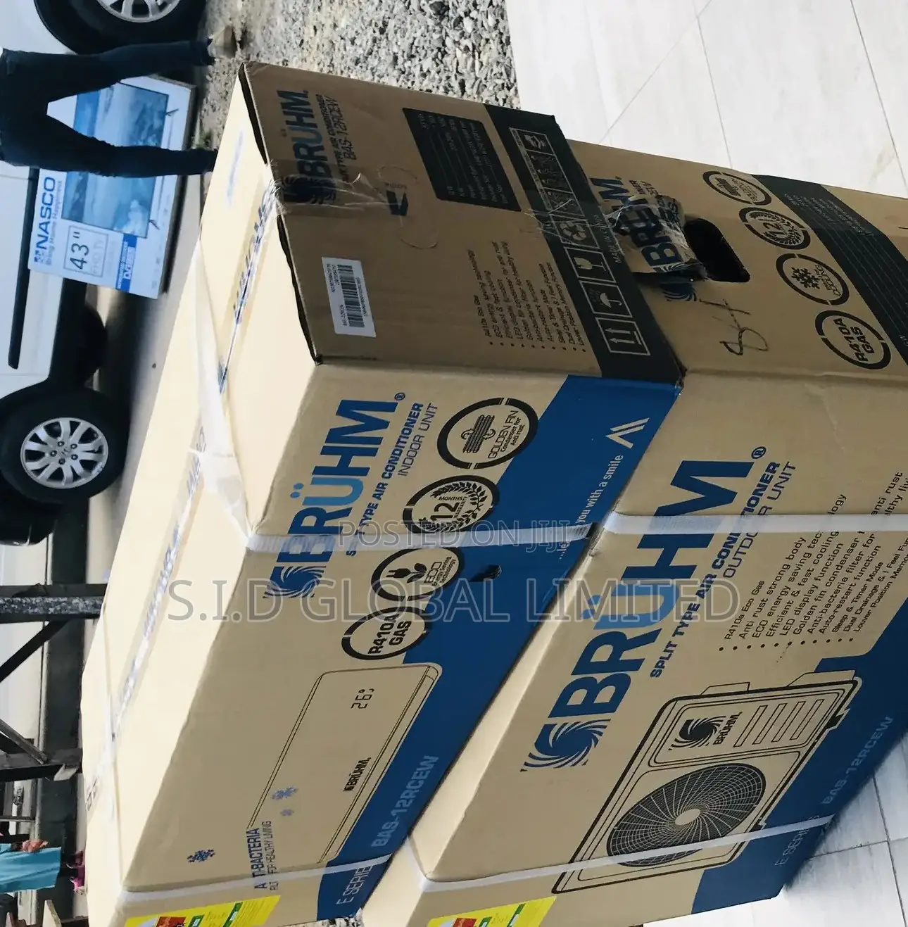 Wonderful Bruhm 2hp Split Ac BAS-18RCEW