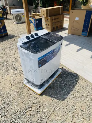 Unique Midea 7kg Semi-Automatic Electric Washing Machine.