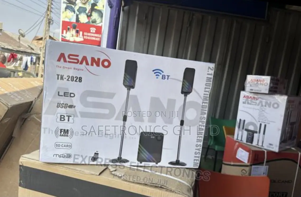  Brand New Asano (Black) Bluetooth 2028 Wireless Speaker 