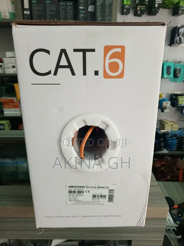 Hikvision Cat 6 Cable Orange Color DS-1LB6UU 2