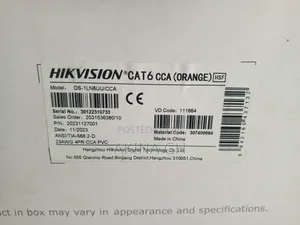 Hikvision Cat 6 Cable Orange Color DS-1LB6UU