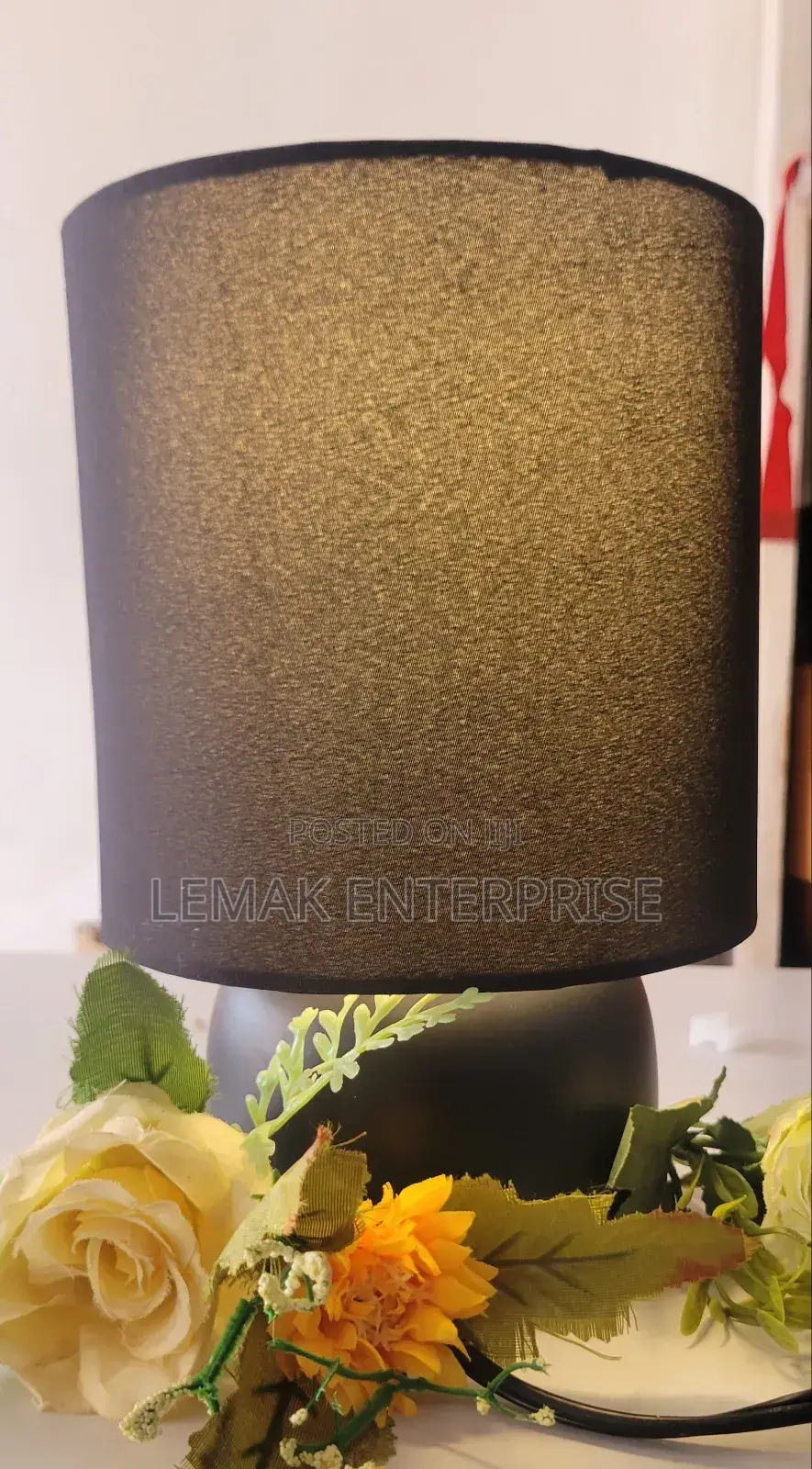 Sunbeam Table/ Bedside Lamp (White) From UK