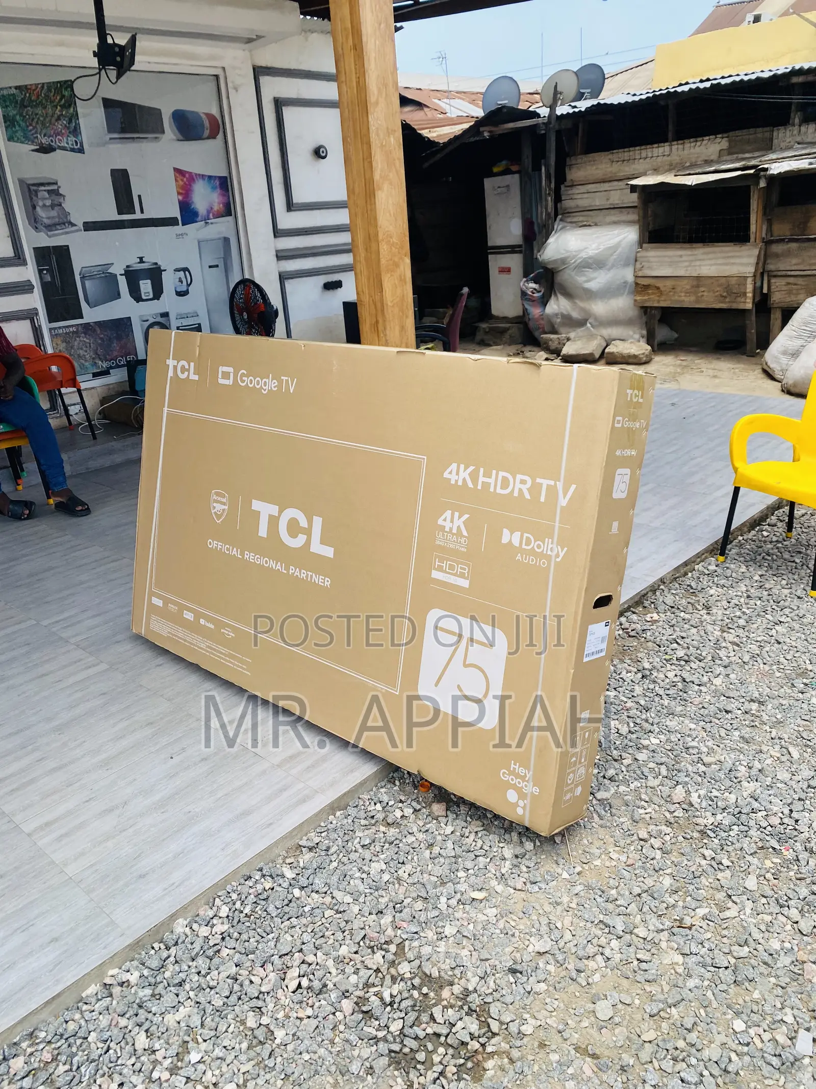 Uniquely Designed Tcl75p635 Uhd Android Electric Tv(75”)