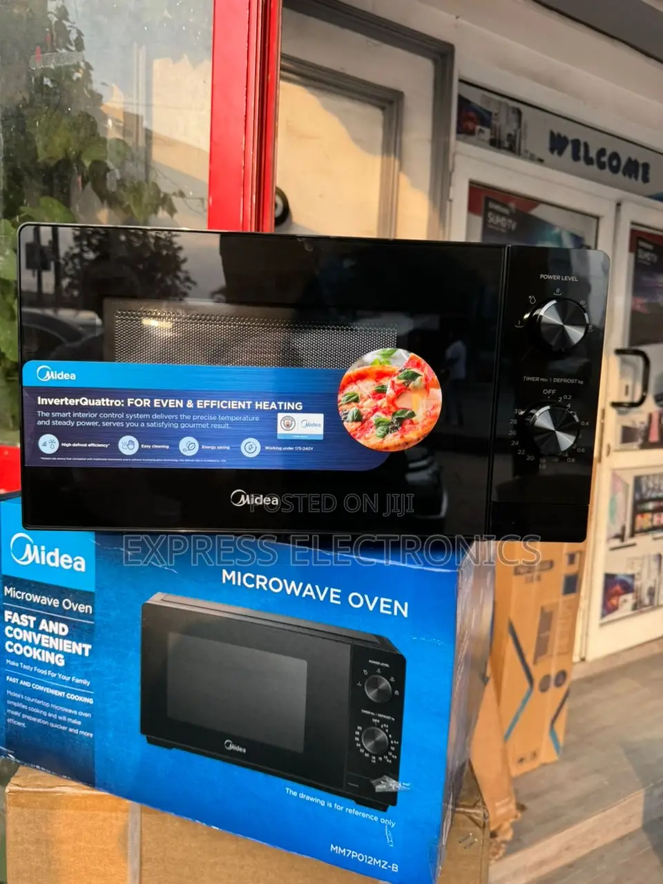 High Quality Sleek MM7P012MZ-B Microwave Oven Midea