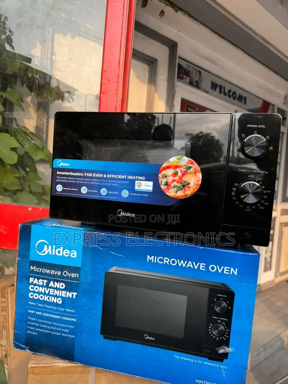 Available Now MM7P012MZ-B Microwave Midea