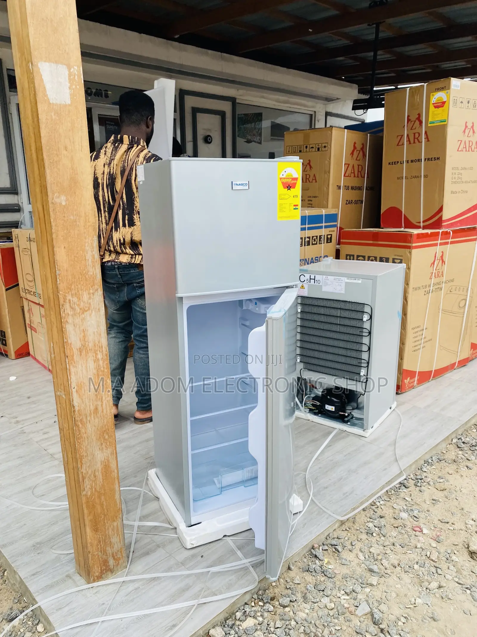 High Quality Nasco Nasf2-18fl 2 Door Fridge(158ltr).