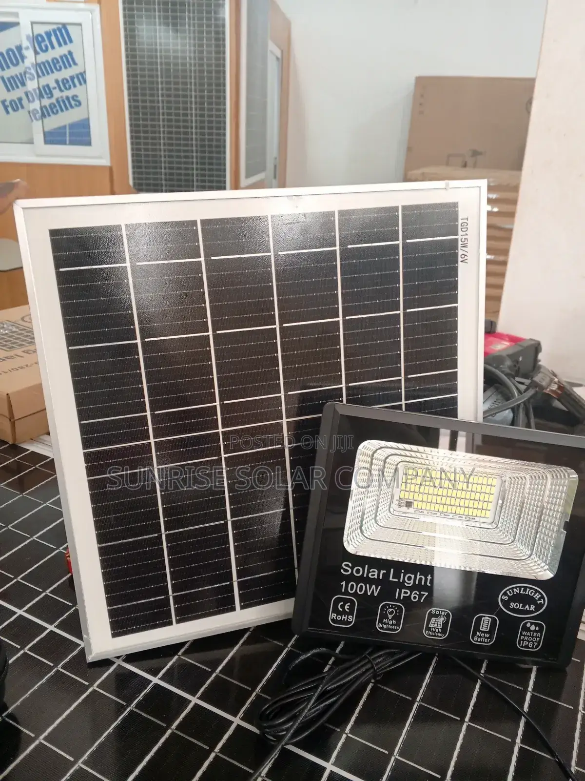 Solar Flood Light (100w)