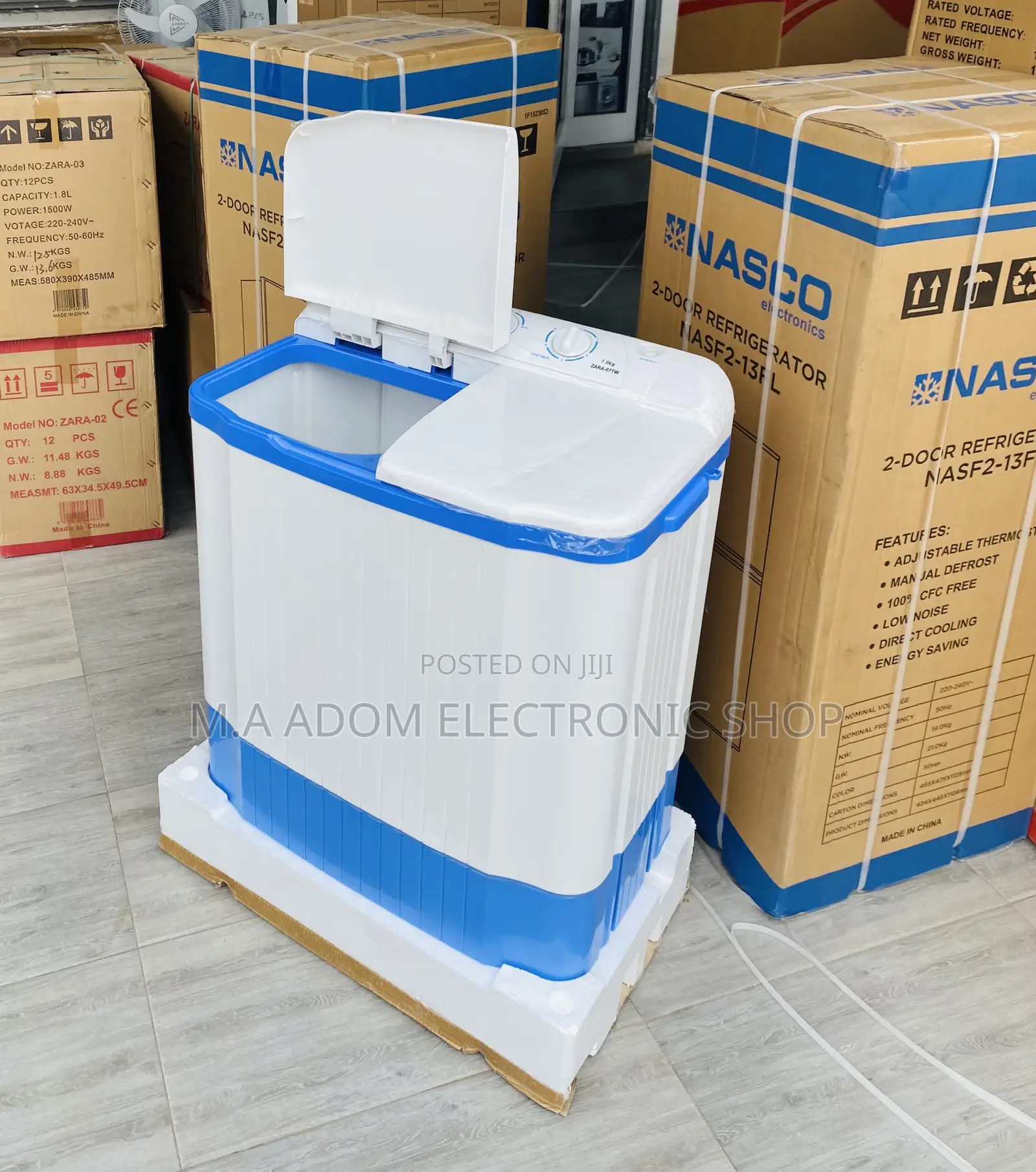 Quality Zara Twin Tub Electric Washing Machine(7kg).