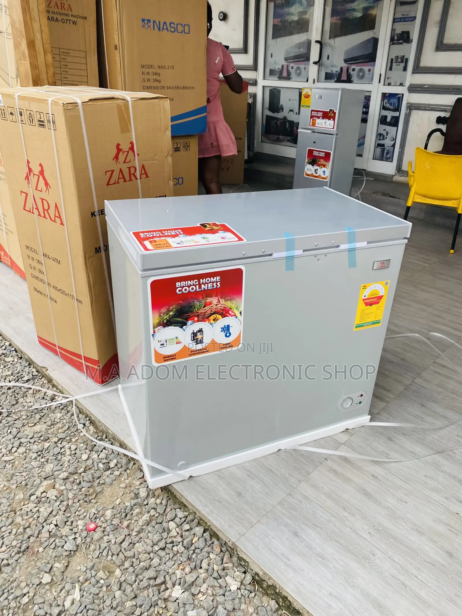 Brand New Zara 260s 200L Single Door Chest Freezer.