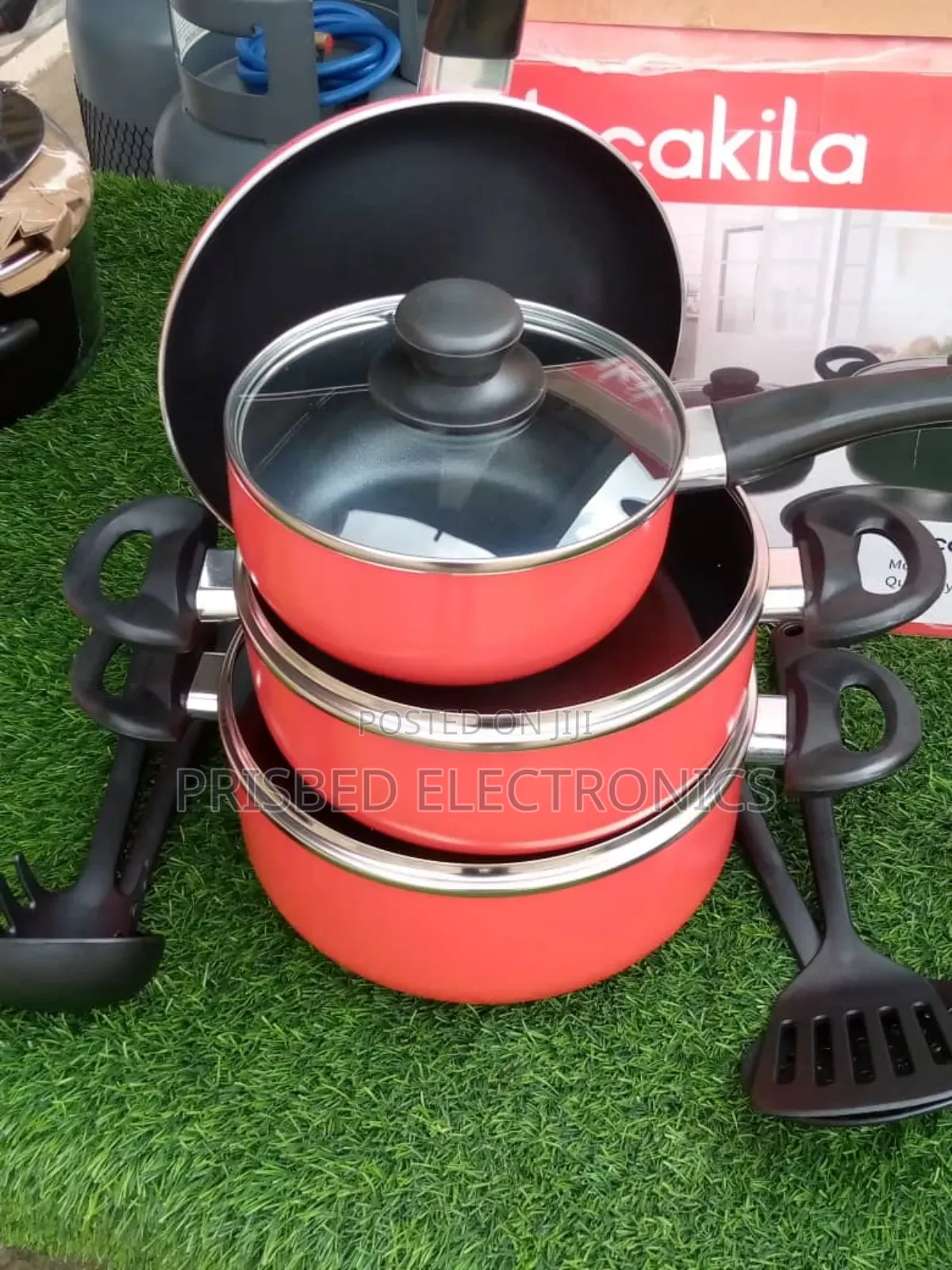 Decakila Aluminum 11 PCS Cookware Set
