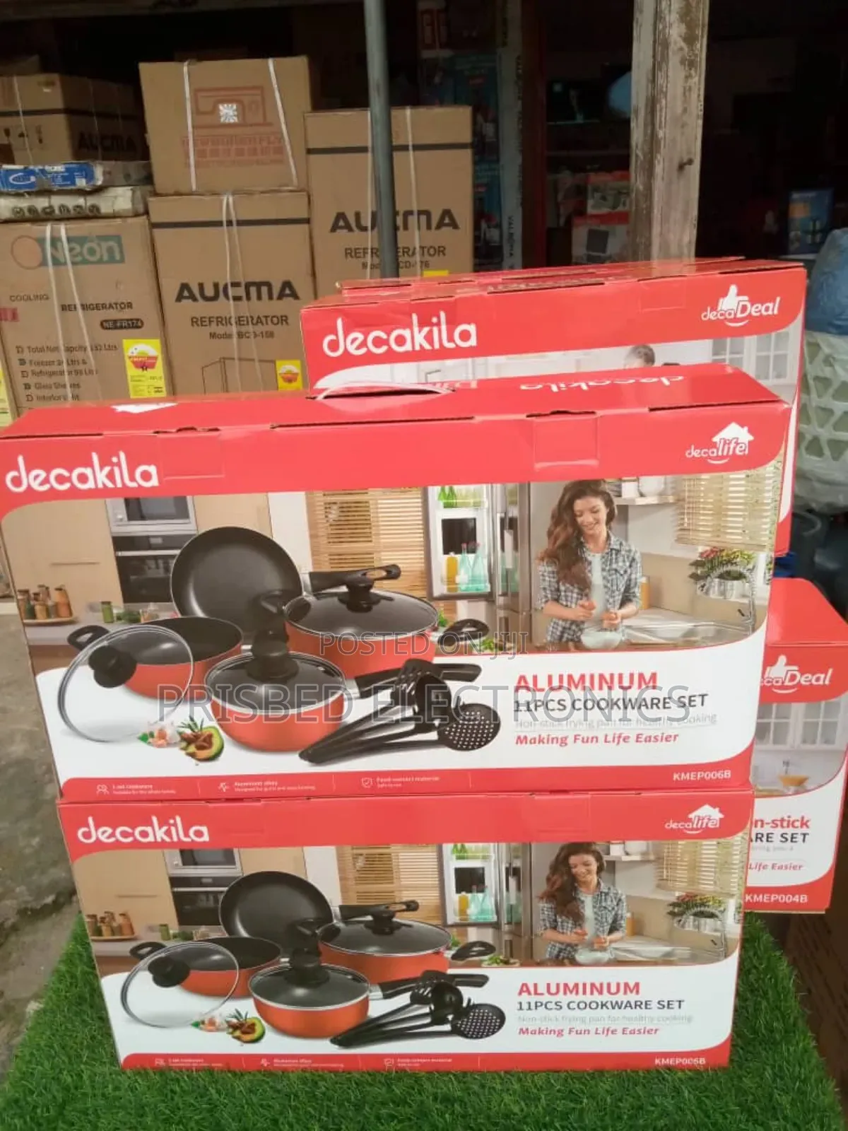 Decakila Aluminum 11 PCS Cookware Set