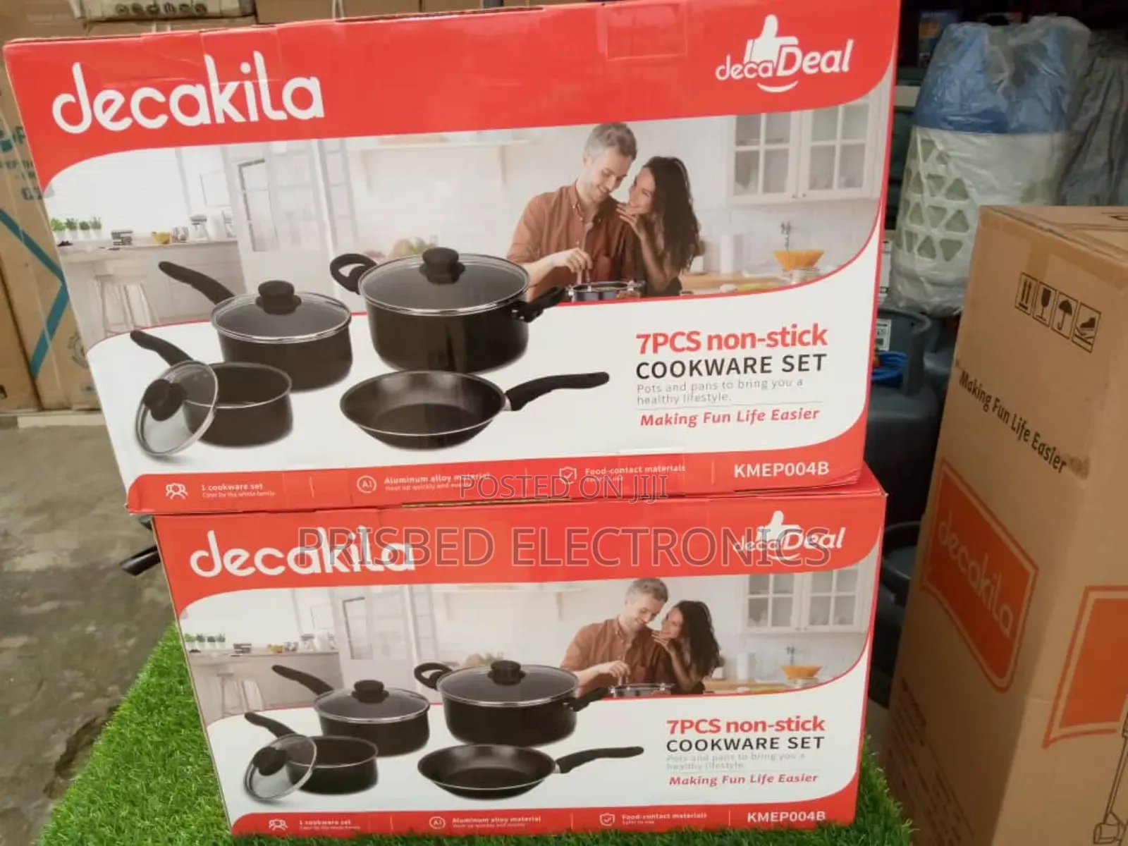 Decakila 7 PCS Non Stick Cookware Set