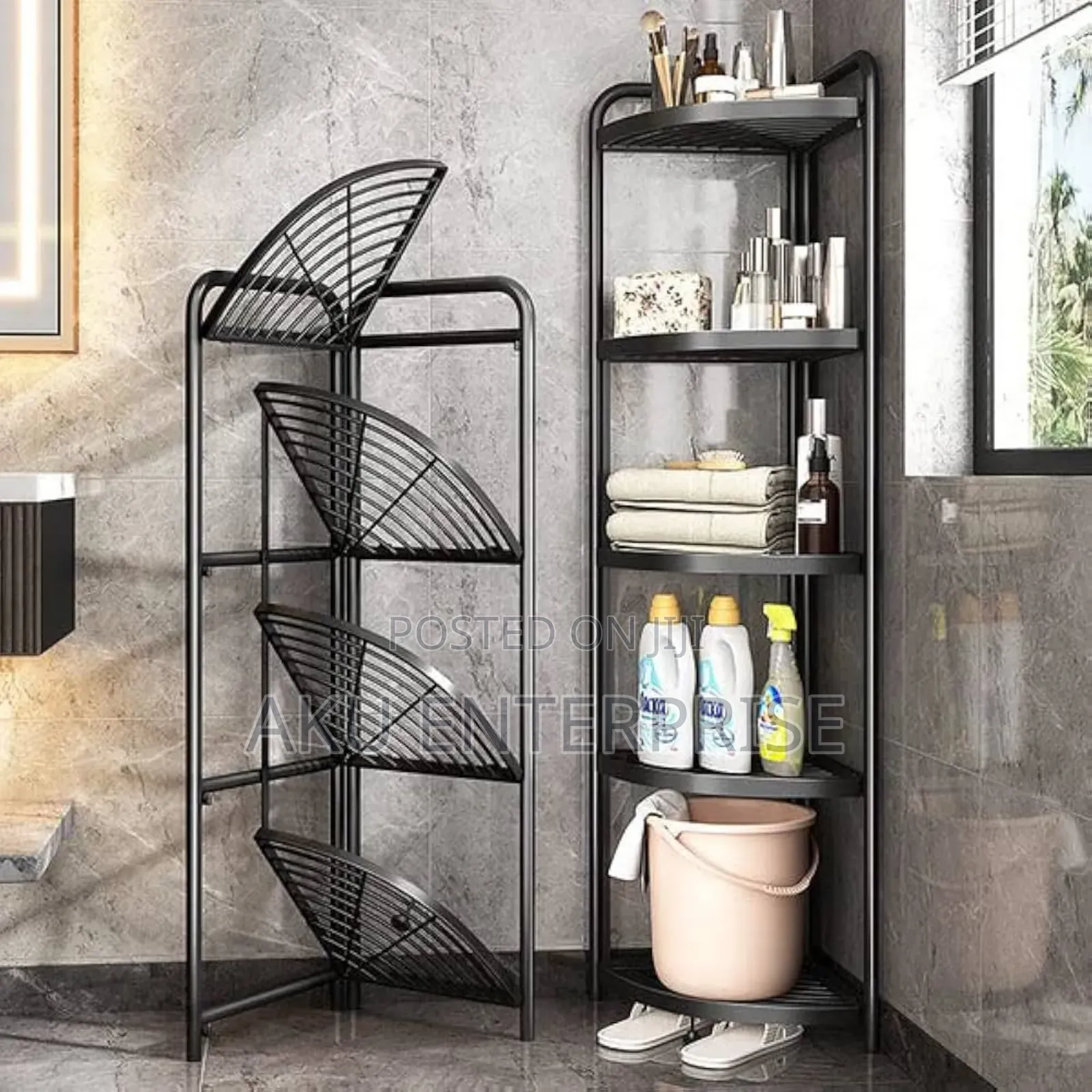 Bathroom Conner Shelves