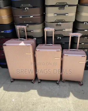 Original Jony Rosegold 3set Double Zip Expansion Traveling