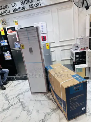 On/Off Timer Split Floor Standing Midea 2.5hp AC White
