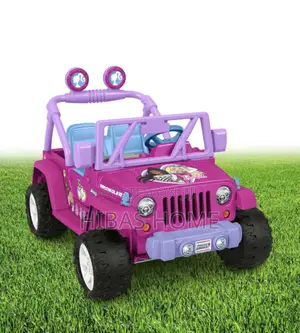 12v Power Wheels Barbie Jeep Wrangler Rechargeable Car