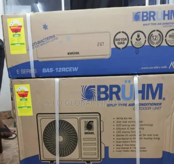 Opt Fabulous Bruhm 1.5hp Split Air Conditioner BAS-12RCEW