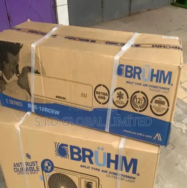 Authentic Bruhm 1.5hp Split Air Conditioner BAS-12RCEW