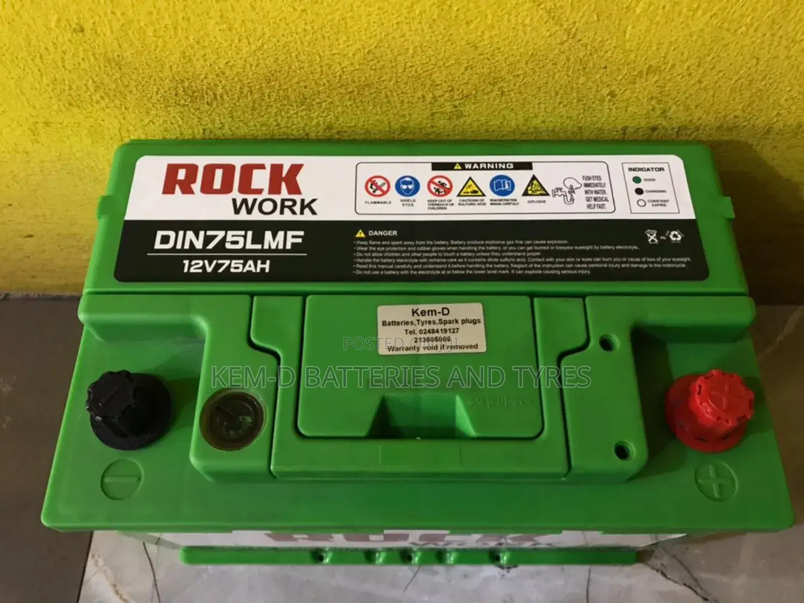 Rock Batteries - 15 Plates - Brand New
