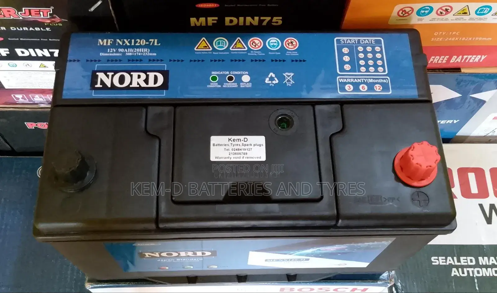 Nord Battery for Cars With Big Engine