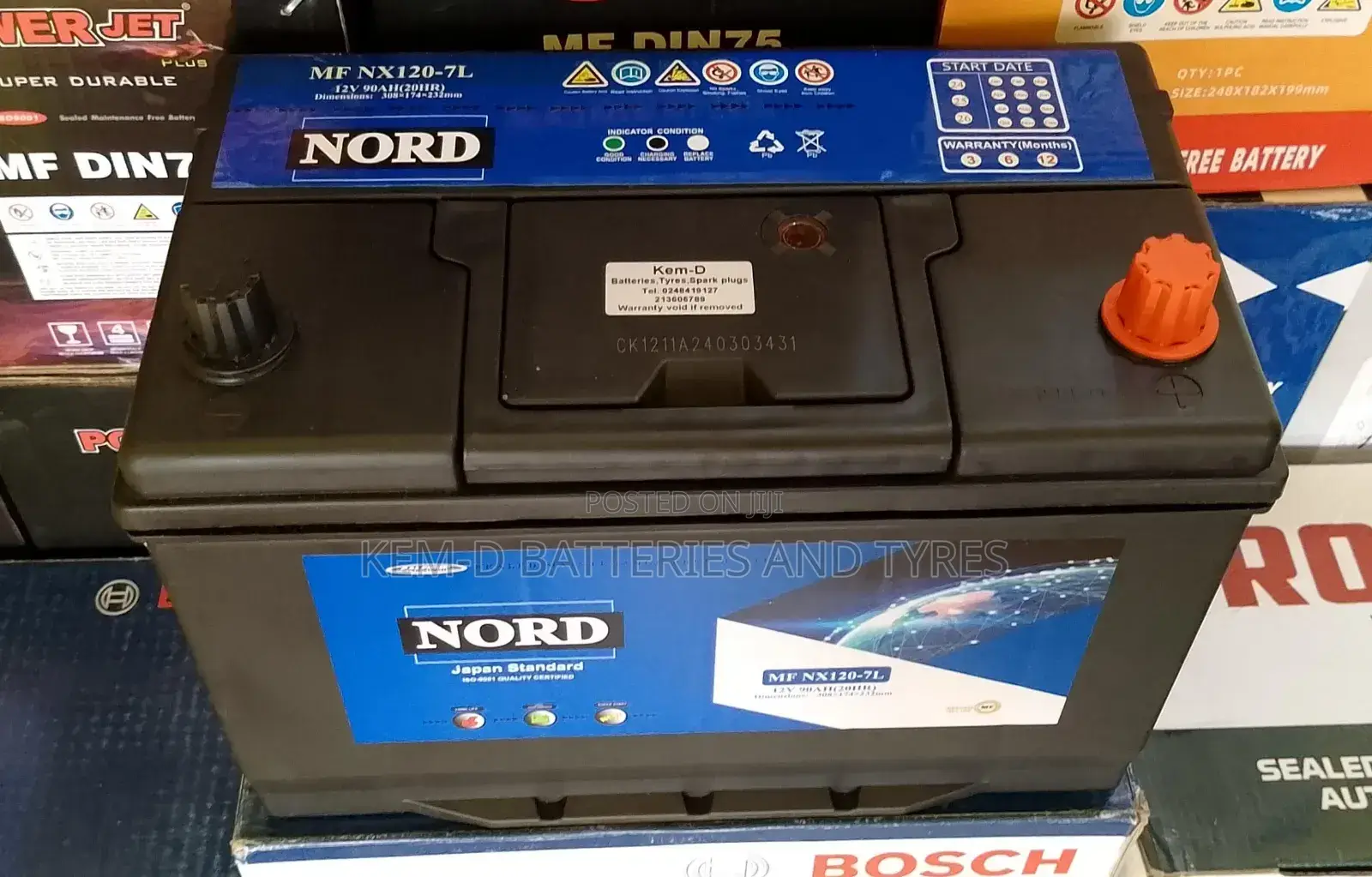 Nord Battery for Cars With Big Engine