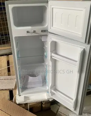 Photo - Nasco 85L 2 Door Top Freezer Fridge (NASF2-110) Silver
