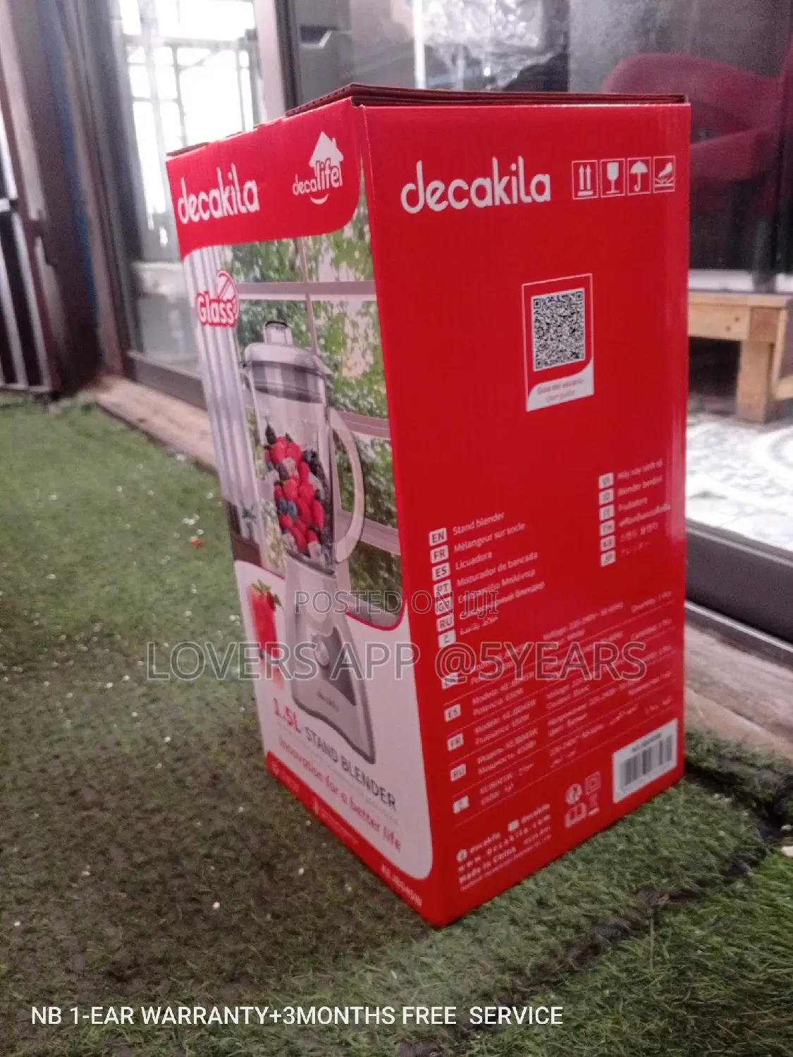 Decakila Standard Blender Standard Blender 1.5L Affordable
