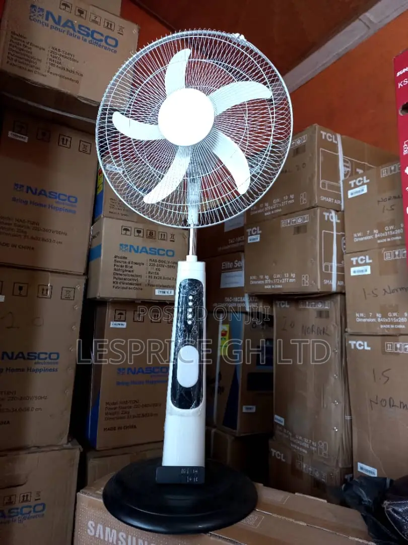 Durable//Rechargeable 18” Remote Fan