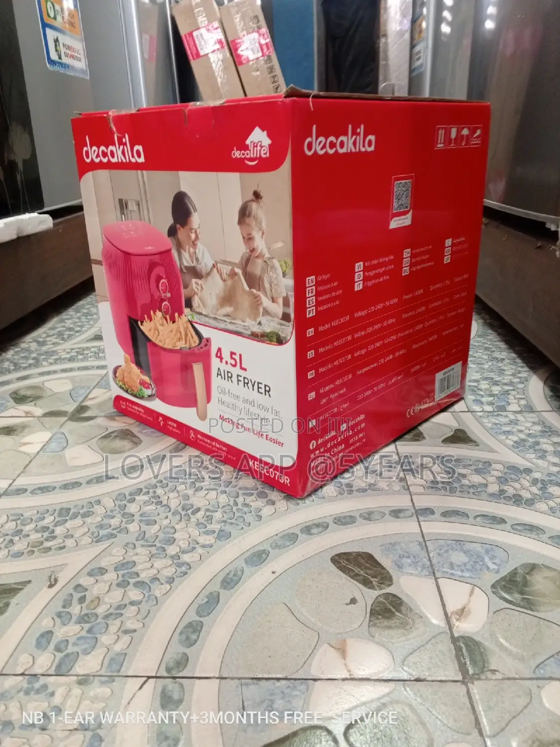 Decakila Air Fryer Air Fryer 4.5L Quality