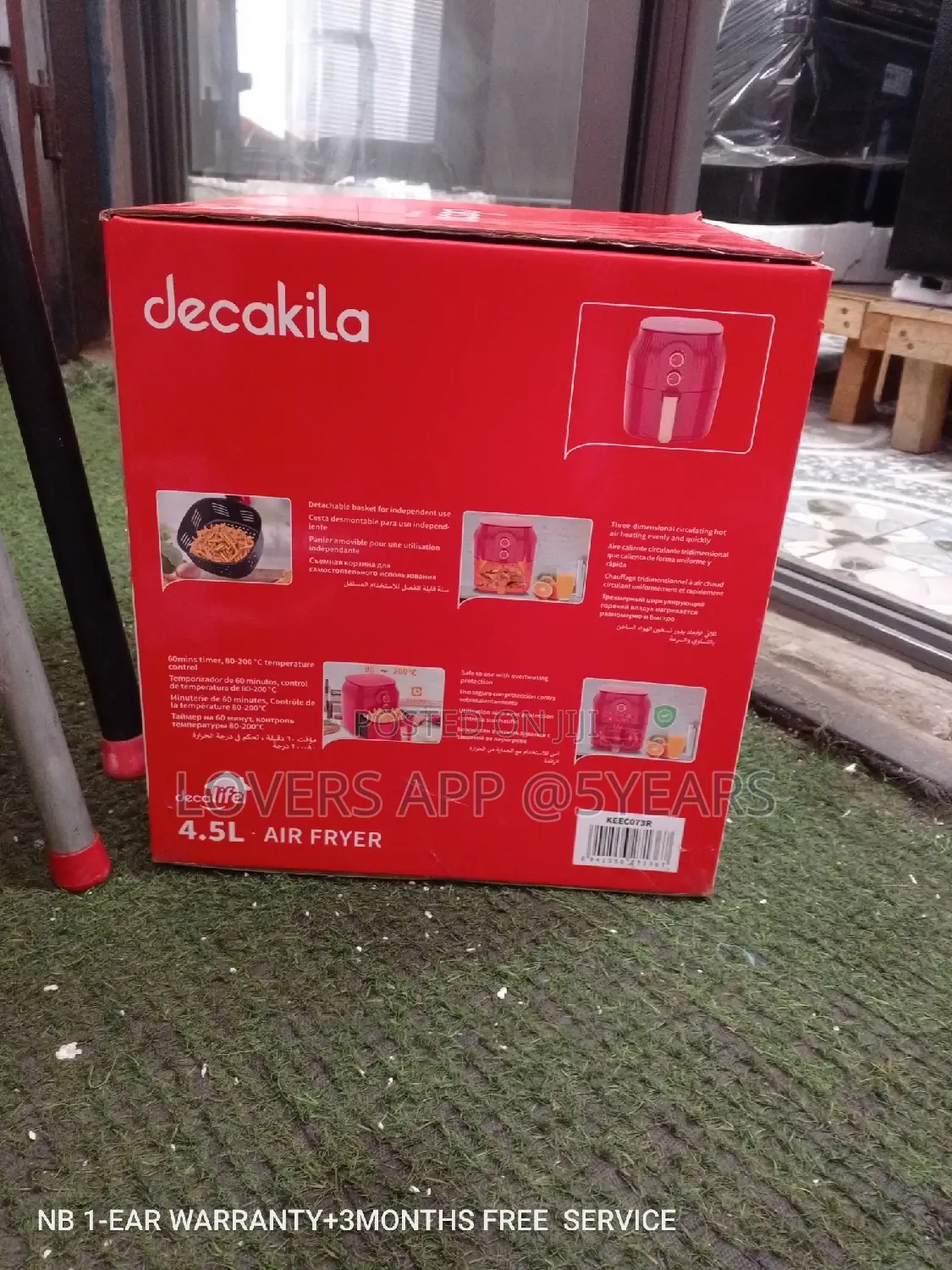 Decakila Air Fryer Air Fryer 4.5L Affordable