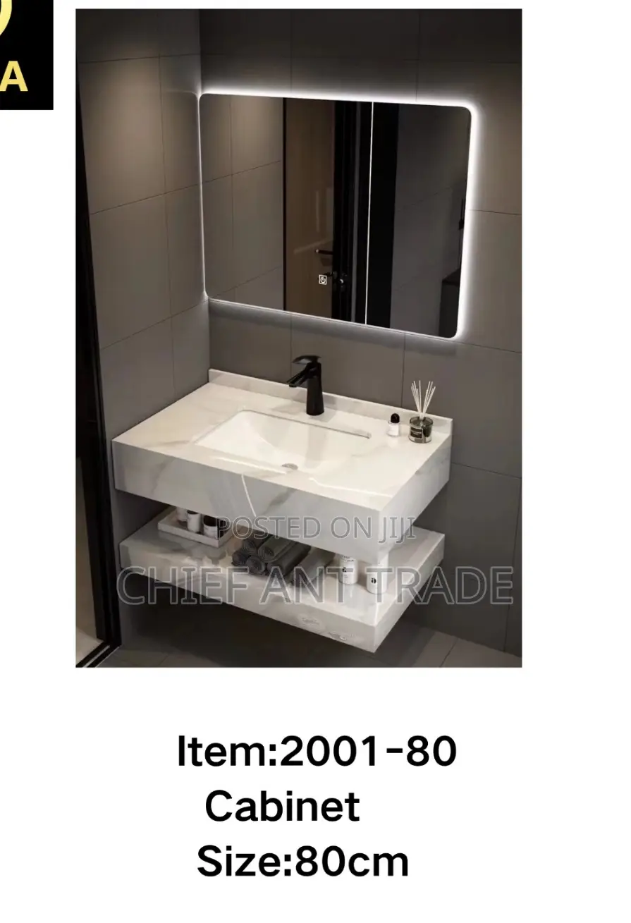 Basin With Touchscreen Mirrior 80cm. 2001-80