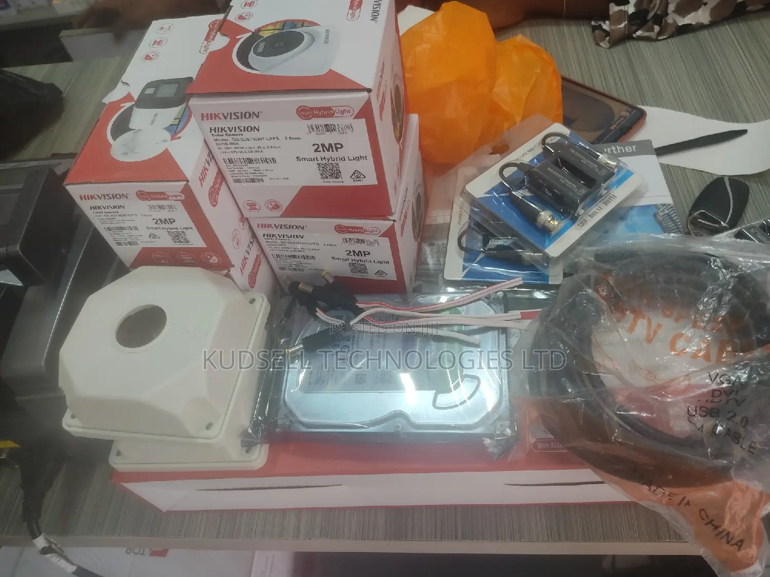 Hikvision Hybrid Color 4 Channel DVR 1TB HDD Complete