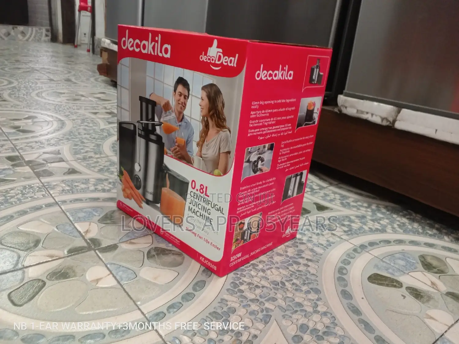 Decakila Centrifugal Juicing Machine Juicing 0.8L Quality
