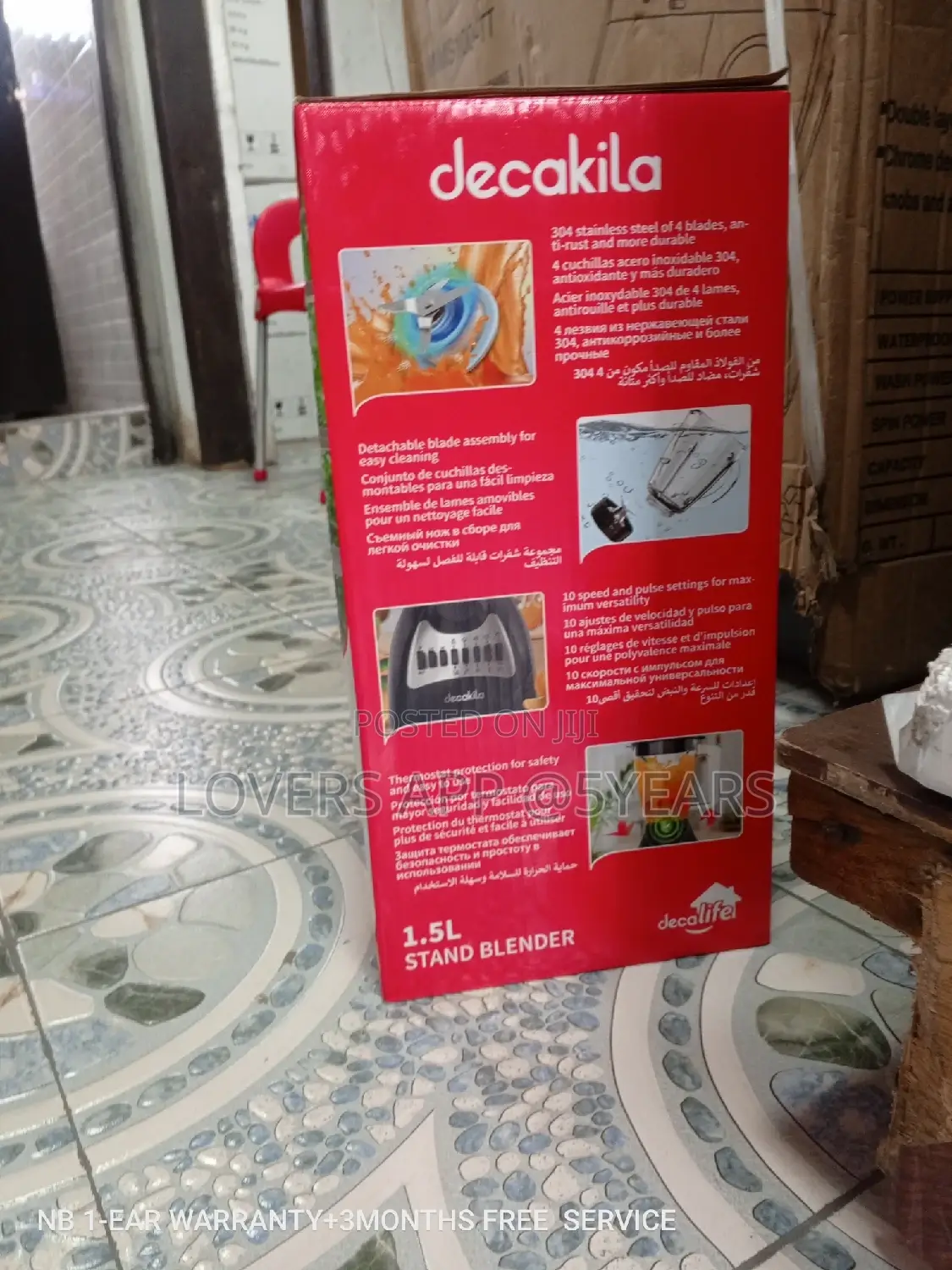 Decakila Stand Blender Stand Blender 1.5L Affordable